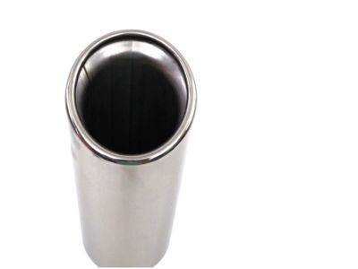 GM 4.3 and 5.3L Polished Stainless Steel Single Outlet Exhaust Tip with GMC Logo 84240386