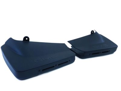 GM Rear Splash Guards in Black with GMC Logo 84254761