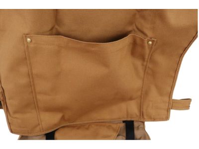 GM Carhartt Front Split-Folding Bench with Storage Seat Cover Package in Brown 84277441