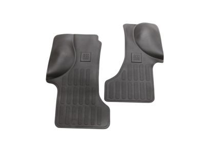 GM First-Row All-Weather Floor Mats in Black with GM Logo 84281891