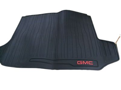 GM Premium All-Weather Cargo Area Mat in Jet Black with GMC Logo 84289060