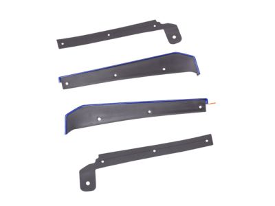 GM Front Splash Guards in Riverside Blue Metallic 84289523