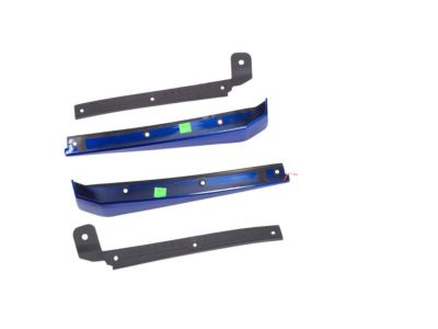 GM Front Splash Guards in Riverside Blue Metallic 84289523