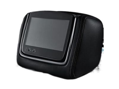 GM Rear-Seat Infotainment System with DVD Player in Jet Black Vinyl with Cinnamon Stitching 84300009
