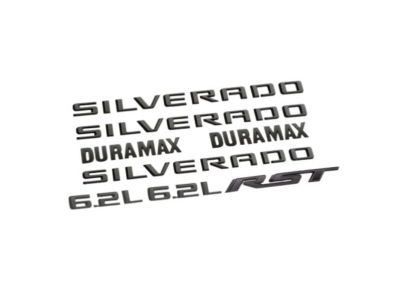 GM Silverado RST Emblems in Black 84300954