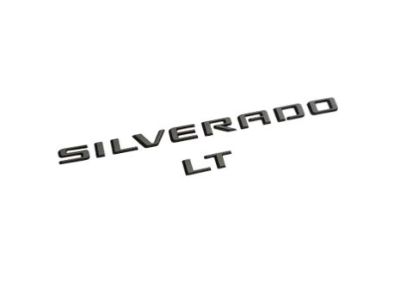 GM Silverado Trailboss LT Nameplate Package in Black 84300958