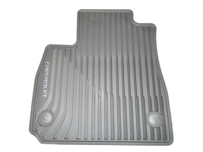 GM Front and Rear Premium All-Weather Floor Mats in Black 84308981