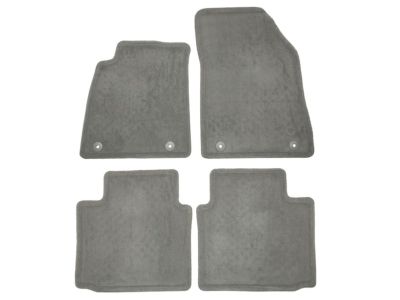 GM First- and Second-Row Carpeted Floor Mats in Dark Titanium 84320778