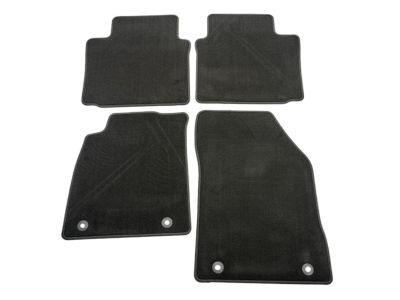 GM First- and Second-Row Carpeted Floor Mats in Jet Black 84320779