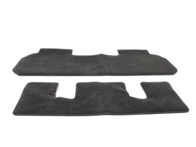 GM Carpeted Floor Mat Package in Jet Black (for models with Second-Row Captain's Chairs) 84332395