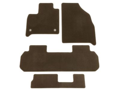 GM First-, Second- and Third-Row Carpeted Floor Mats in Dark Atmosphere (for models with Second-Row Bench Seat) 84332399