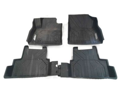 Chevrolet First-Row Premium All-Weather Floor Mats in Jet Black