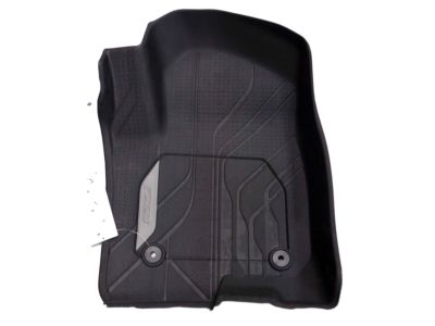 GM First-Row Premium All-Weather Floor Liners in Jet Black with Z71 Logo (for Vehicles with Center Console) 84333610