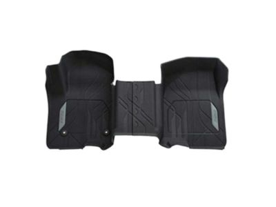 GM First-Row Interlocking Premium All-Weather Floor Liner in Very Dark Atmosphere with Z71 Logo (for Models without Center Console) 84333615