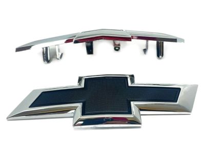 GM Front and Rear Bowtie Emblems in Black 84337320