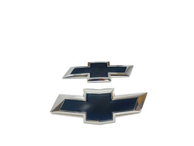 GM Front and Rear Bowtie Emblems in Black 84337320