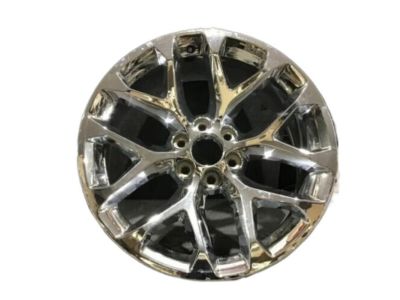 GM 22x9-Inch Aluminum 6-Split-Spoke Wheel in Chrome 84346103