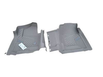 GM First-Row Interlocking Premium All-Weather Floor Liner in Dune with GMC Logo (for Models without Center Console) 84357866