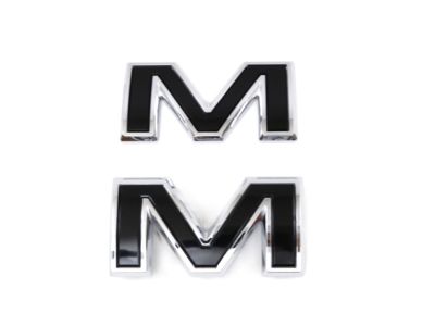 GM GMC Emblems in Black (for Vehicles with MultiPro Tailgate) 84364354