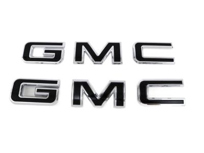 GM Emblems in Black (for vehicles with MultiPro Tailgate) 84364354