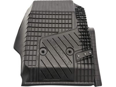 GM First-Row Premium All-Weather Floor Liners in Jet Black with GMC Logo 84370640