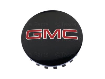 GM Center Cap in Black with Red GMC Logo 84375185