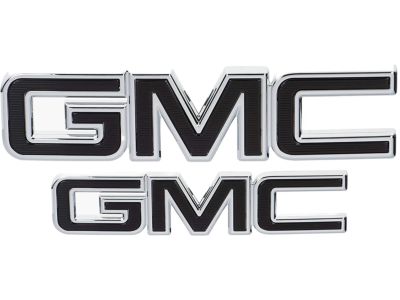 GM GMC Emblems in Black 84380554