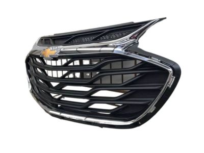 GM Grille in Mosaic Black with Chrome Surround and Bowtie Logo 84384740