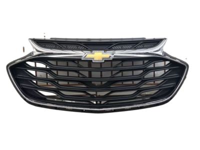 GM Grille in Mosaic Black with Chrome Surround and Bowtie Logo 84384740