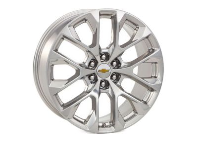 GM 20x8.5-Inch Multi-Spoke Aluminum Wheel in Polished Finish 84393546