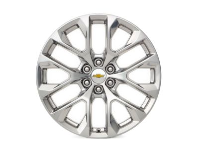 GM 20x8.5-Inch Multi-Spoke Aluminum Wheel in Polished Finish 84393546