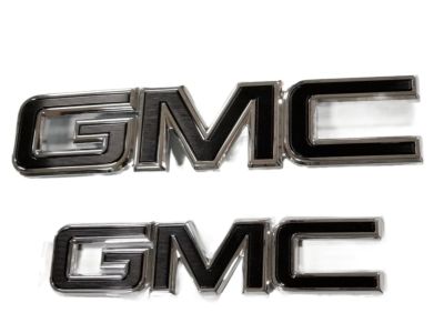 GM GMC Emblems in Black 84395038