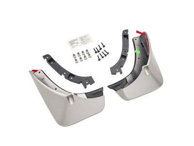 GM Rear Splash Guards in Satin Nickel 84397222