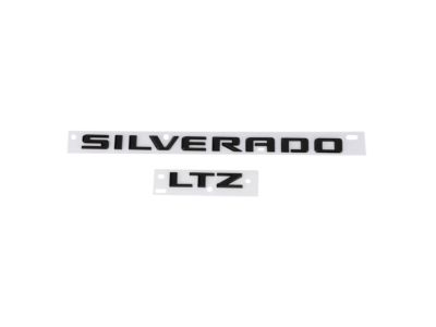 GM Silverado 2500 HD LTZ Nameplate Package in Black 84402407