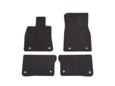 GM First- and Second-Row Carpeted Floor Mats in Jet Black 84403370