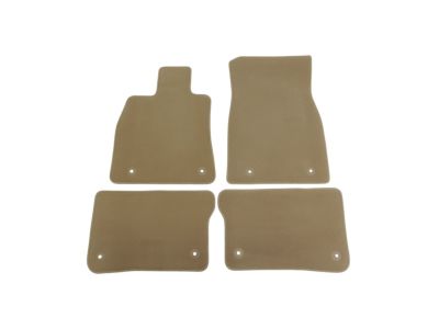 GM First-and Second-Row Carpeted Floor Mats in Maple Sugar 84403371