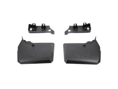 thumbnail image 2 of GM OEM Front Molded Black Mud Flap Guard Kit For 2014-2019 GMC Sierra – New 2 of 2