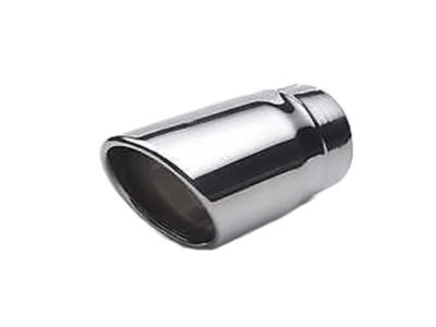 GM 3.6L or 5.3L Polished Stainless Steel Angle-Cut Dual-Wall Exhaust Tip with GMC Logo 84439203