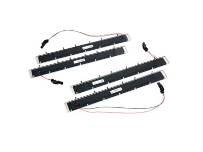 GM Front and Rear Illuminated Door Sill Plates with Denali Script 84446037