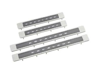 GM Illuminated Front and Rear Door Sill Plates with Escalade Script 84446038
