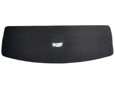 GM Premium Carpeted Cargo Area Mat in Jet Black with Cadillac Logo 84448702