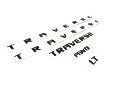 GM Traverse Emblem Package in Black 84449229