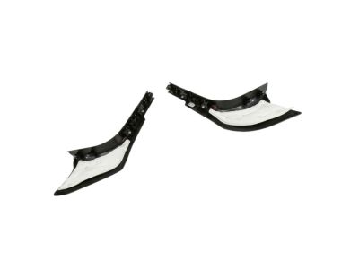 GM Illuminated Front Door Sill Plates with Jet Black Surround and Cadillac Logo 84449926
