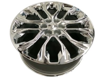 GM 20 x 8-Inch Aluminum Split-Spoke Wheel in Chrome Finish 84458007
