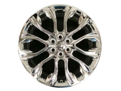 GM 20 x 8-Inch Aluminum Split-Spoke Wheel in Chrome Finish 84458007