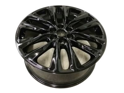 GM 20x8-Inch Aluminum 12-Spoke Wheel in High Gloss Black 84465276