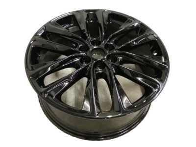 GM 20x8-Inch Aluminum 12-Spoke Wheel in High Gloss Black 84465276