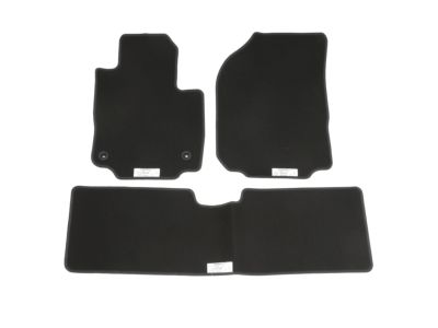 GM First- and Second-Row Carpeted Floor Mats in Jet Black 84474714