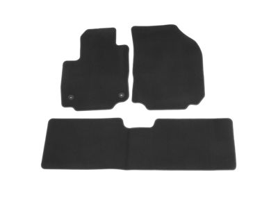 GM First- and Second-Row Carpeted Floor Mats in Jet Black 84474714