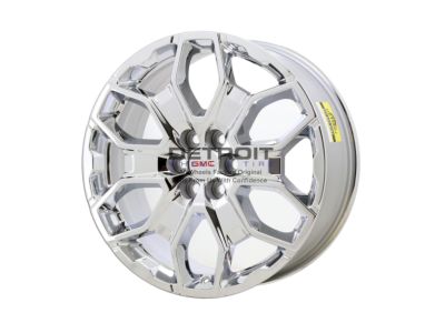 GM 20x8-Inch 6-Split Spoke Aluminum Wheel in Chrome 84495151